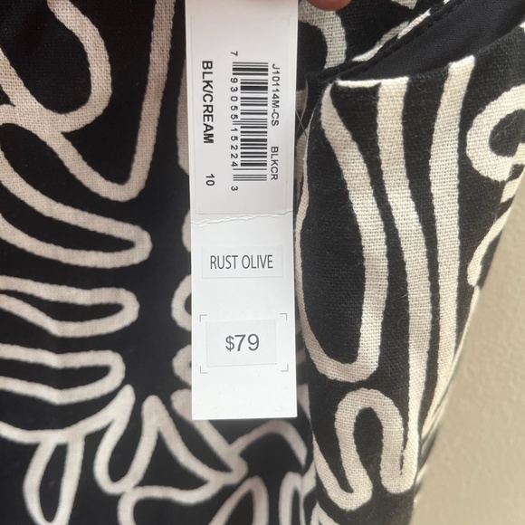 NWT Clover and Sloane Women's Sleeveless Floral Shift Dress Size 10 - Picture 5 of 8